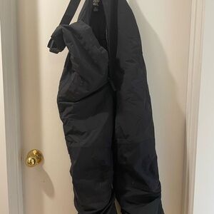 Lands' End Black Kids' Snow Bib Snow Pants